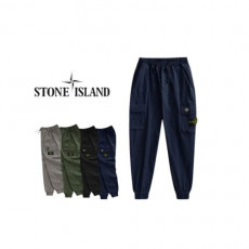 stone islan＊스톤아일랜＊ 체스트 와펜 패치 카고 조거팬츠