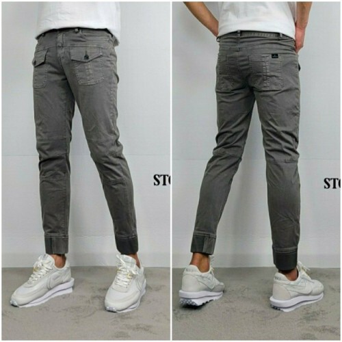 stone islan＊스톤아일랜＊ 미니 투 포켓 워싱 스냅 팬츠