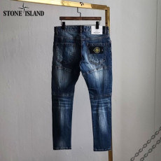 stone islan＊스톤아일랜＊ 이중절개 데미지 청바지