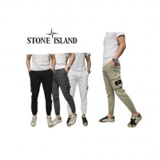 stone islan＊스톤아일랜＊ 뒤포인트 밴딩 카고 조거팬츠