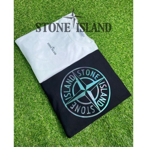 stone islan＊ 스톤아일랜＊ 오로라 리플렉티브 와팬 롱 슬리브세미오버핏