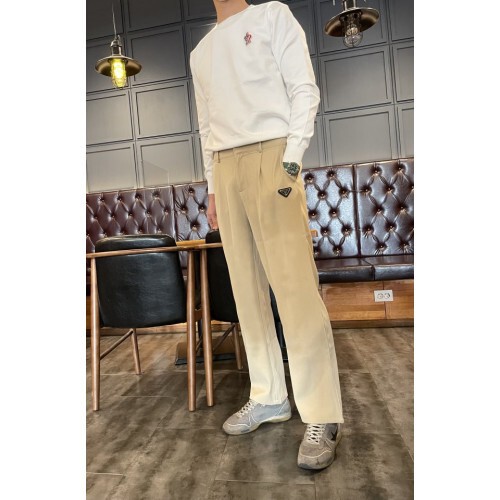  프라* triangle 플래이트 365 fit 와이드 릴렉스 밴딩 스판 팬츠 와이드핏