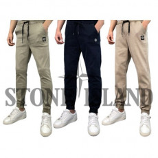 stone islan＊ 스톤아일랜＊ 피그먼트워시드 스퀘어 스몰 와팬 스판 조거팬츠