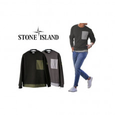 stone islan＊ 스톤아일랜＊ 스트링 레이어드 맨투맨