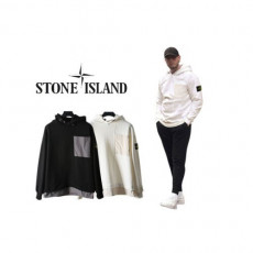 stone islan＊ 스톤아일랜＊ 레이어드 스트링 후드티