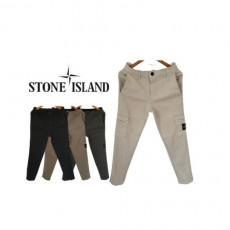 stone islan＊ 스톤아일랜＊뒤포인트 히든밴딩 카고면바지