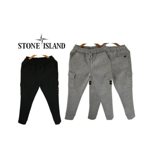 stone islan＊ 스톤아일랜＊ 뒤포인트 네오프렌 카고 조거팬츠