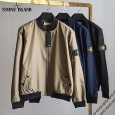 stone islan＊ 스톤아일랜＊ 항공포켓 블루종