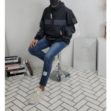 stone islan＊ 스톤아일랜＊ 투지퍼 사토 윈드 아노락
