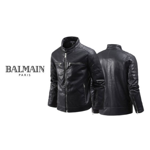 balmain 발망 지퍼 포인트 라이더 자켓