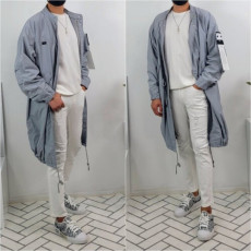stone islan＊ 스톤아일랜＊ 테일 롱 사파리 야상