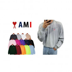 ami 아미 스몰패치 오버핏 맨투맨