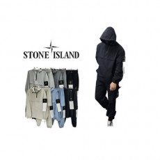 stone islan＊ 스톤아일랜＊와펜 후드 아노락 카고 세트