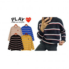 comme des garco** 꼼데가르* 하트패치 빅단가라 오버핏 니트