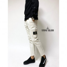 stone islan* 스톤아일랜* 밴딩스판 포켓카고바지(기모)