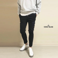 stone islan* 스톤아일랜* 밴딩테입팬츠(기모)