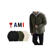ami 아미 스몰패치 퀄팅 가디건 자켓