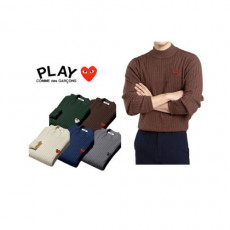 comme des garco** 꼼데가르* 와펜 골지 반폴라