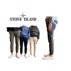 stone islan* 스톤아일랜* 양기모 카고 반밴딩 조거팬츠