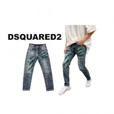 dsquared2 디스퀘어드2 헐크 페인팅 스크레치 청바지