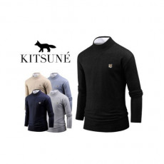 maison kitsun* 메종키츠* 폭스 반목 니트