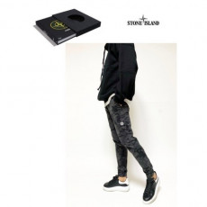stone islan* 스톤아일랜* 밴딩스판 밀리터리조거팬츠