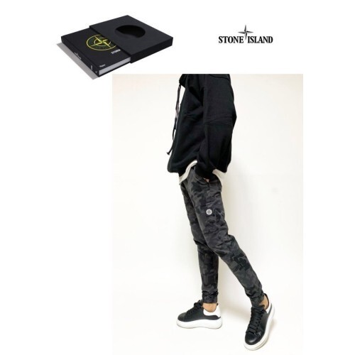 stone islan* 스톤아일랜* 밴딩스판 밀리터리조거팬츠
