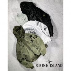 stone islan* 스톤아일랜* 하드 나일론 다크 리플렉티브 밍크 리버시블 쉘 트랜스폼 ma-1세미오버핏