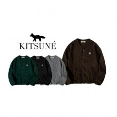 maison kitsun* 메종키츠* y 후리스 가디건자켓