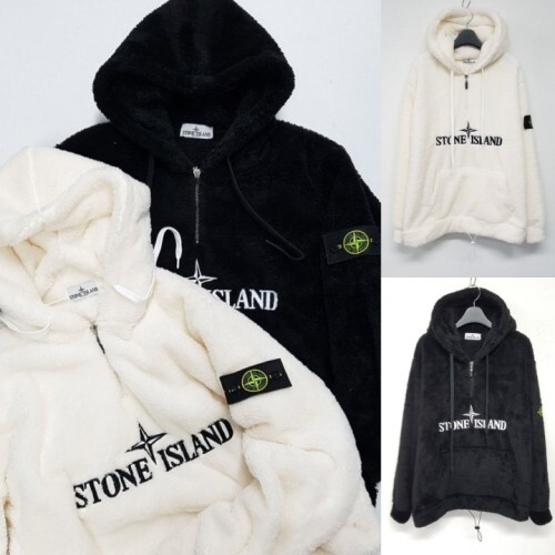 stone islan* 스톤아일랜* 양털 아노락후드