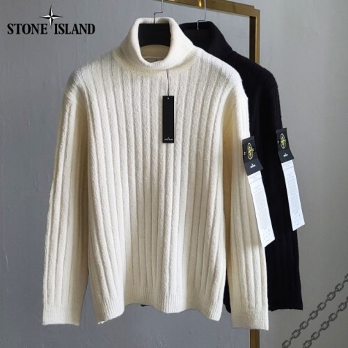 stone islan* 스톤아일랜* 램스울 골지 폴라 니트