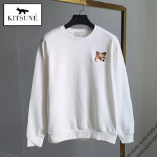 maison kitsun* 메종키츠* 라지 폭스 헤드 맨투맨
