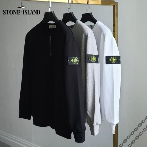 stone islan* 스톤앙리랜드 베이직 쭈리 맨투맨