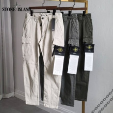 stone islan* 스톤어일랜드 지퍼포켓 절개 일자 팬츠