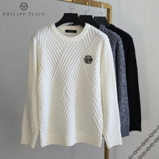 philipp plein 필립플레* 패치 사선 라운드 니트