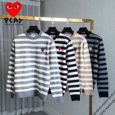 comme des garco** 꼼데가르* 하트와펜 단가라 니트