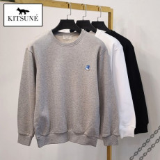 maison kitsun* 메종키츠* 블루폭스 베이직 맨투맨
