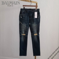 balmain 발망 바이커 데미지 구제 청바지