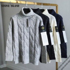 stone islan* 스톤아일랜* 빅케이블 보카시 폴라 니트