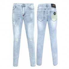 philipp plein 필립플레* 아이스 패치형광 워싱 청바지