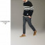  톰브라* 롱 라인 라운드 니트