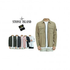 stone islan* 스톤아일랜* 와펜 나일론 셔츠 자켓
