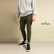 stone islan* 스톤아일랜* 덴버 밴딩 카고팬츠
