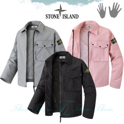 stone islan* 스톤아일랜* 빅포켓 바람막이 점퍼