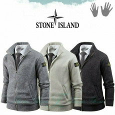 stone islan* 스톤아일랜* 니트차이나 집업
