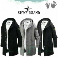 stone islan* 스톤아일랜* 니트 후드 가디건