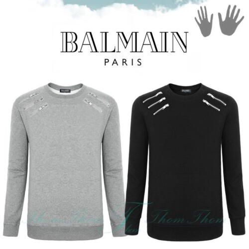 balmain 발망 지퍼 맨투맨