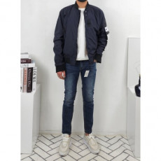 stone islan* 스톤아일랜* 범퍼 블루종 자켓
