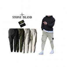 stone islan* 스톤아일랜* 뒤포인트 코튼스판 카고 조거팬츠
