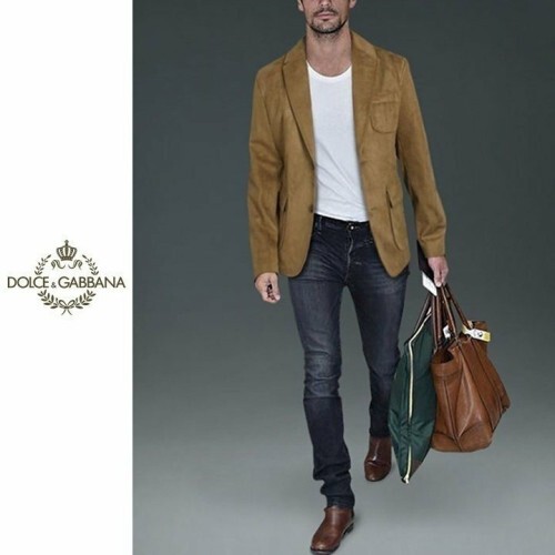 dolce & gabbana 돌체앤가바* 스웨이드 포켓 자켓